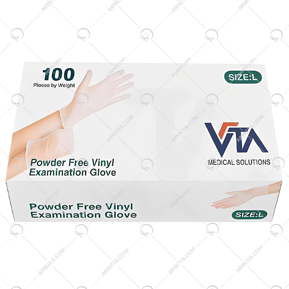 دستکش وینیل بدون پودر VTA