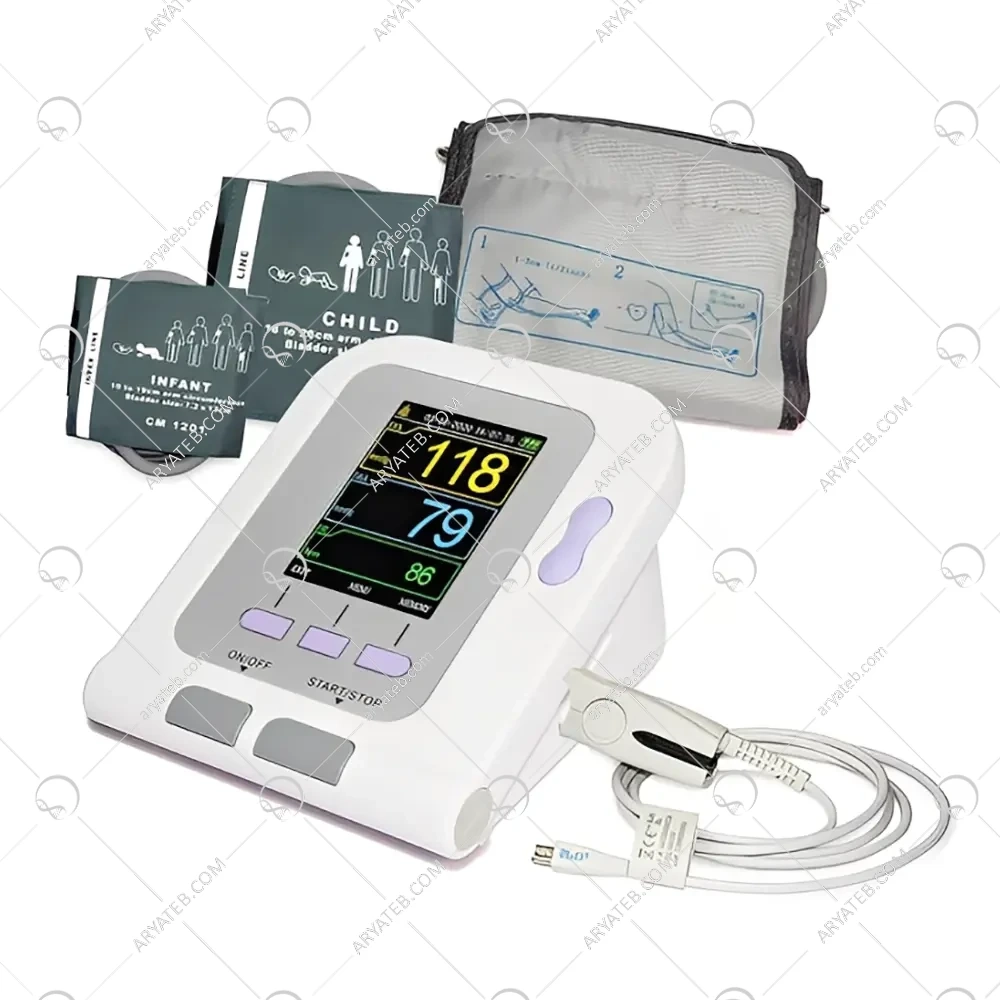 فشارسنج دیجیتال با پالس اکسیمتر کانتک 08A