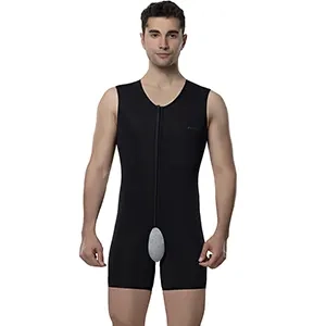 گن لیپوماتیک مردانه رکابی تا وسط ران دو لایه آرافیکس مدل 1710