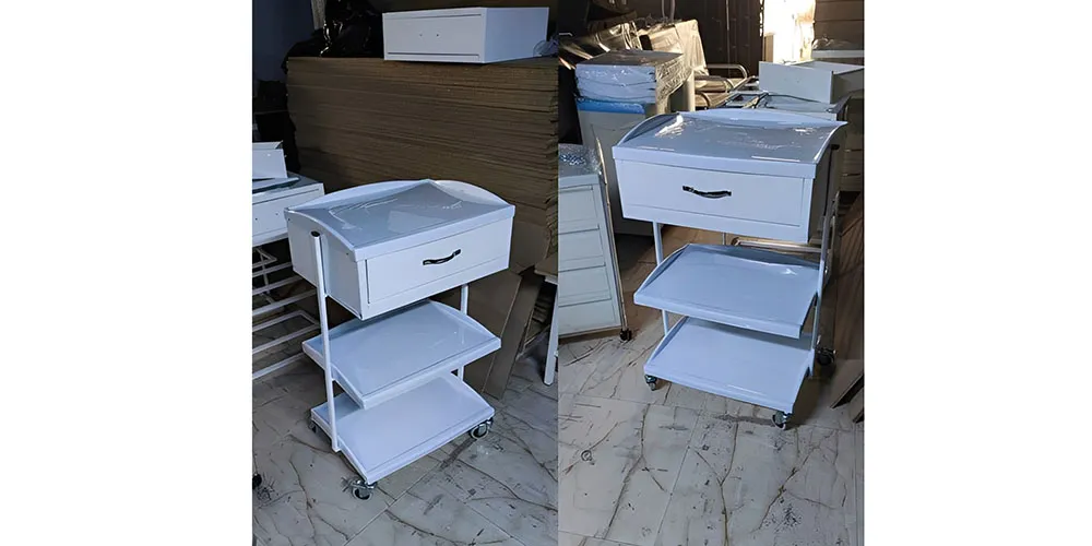 ترالی سه طبقه یک کشو بالا