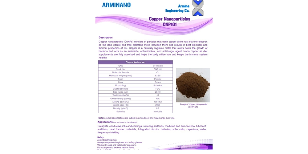 نانو پودر مس