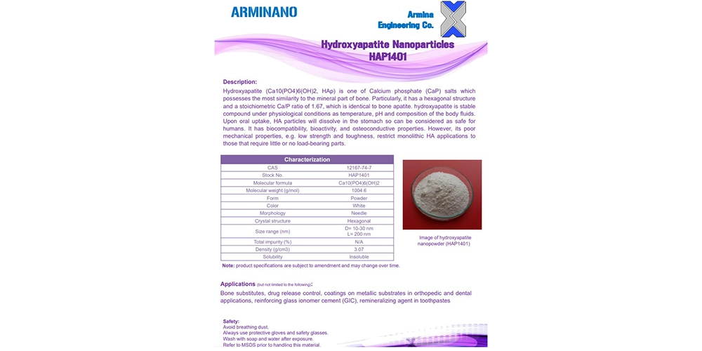 نانو ذرات هیدروکسی آپاتیت