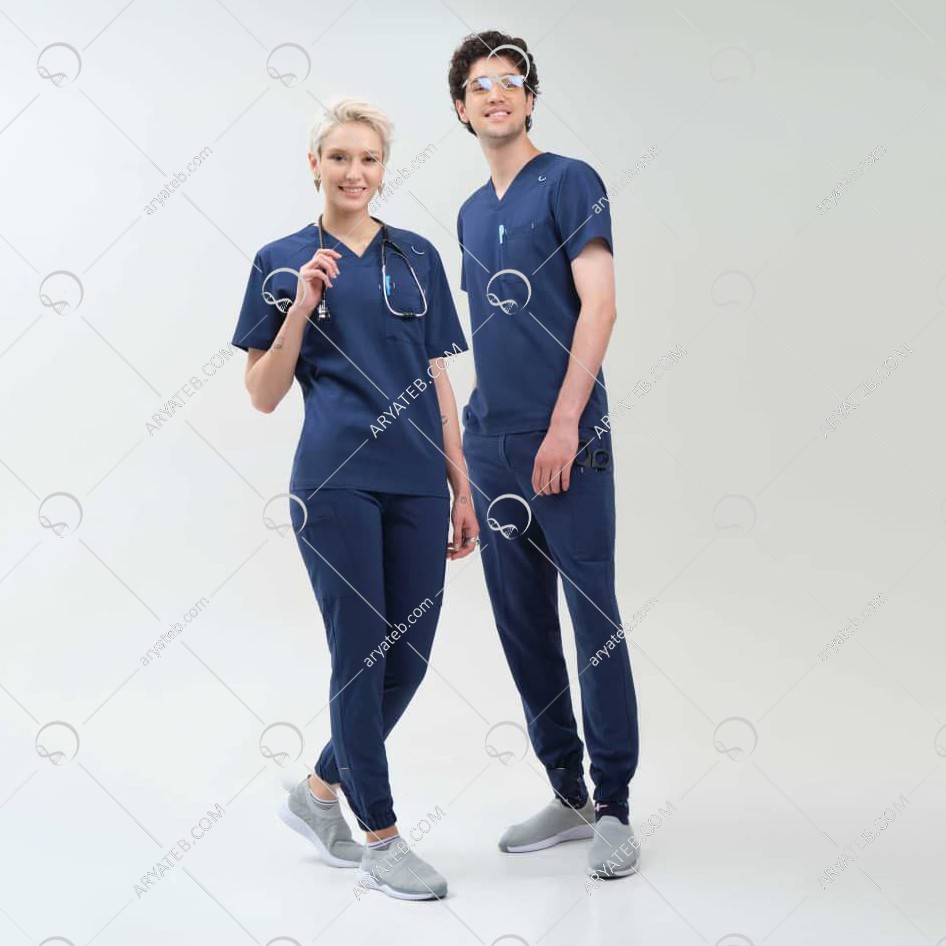 لباس اتاق عمل مدی فلکس سرمه ای