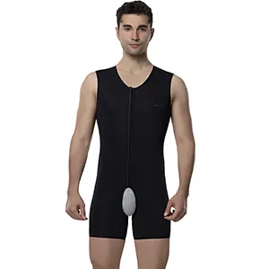 گن لیپوماتیک مردانه رکابی تا وسط ران دو لایه آرافیکس مدل 1710