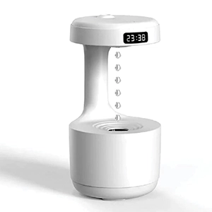 بخور سرد تزیینی دارای آب نما و ساعت دیجیتالی