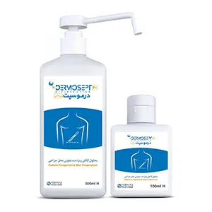محلول ضدعفونی کننده دست درموسپت پی پلاس