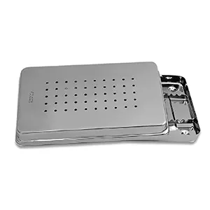 سینی ابزار درب دار سوراخ دار دندانپزشکی