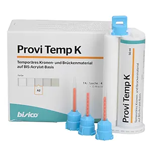 ماده ساخت روکش موقت بیزیکو Bisico Provitemp K