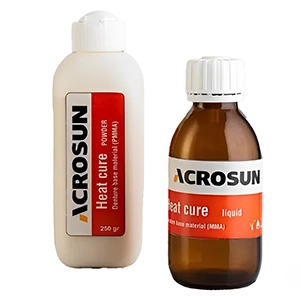 ست آکریل رنگ دندان پختنی آکروسان