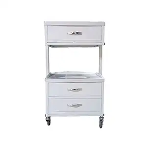 ترالی زیبایی سه کشو دو طبقه