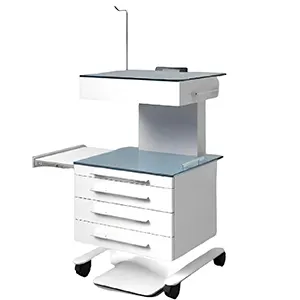 ترالی جراحی 4 کشو با پایه پدال دار