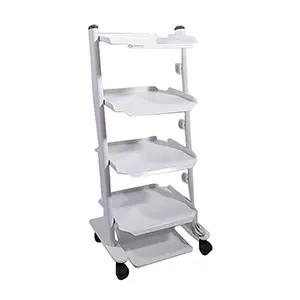 سرویتور 4 طبقه فلزی با پایه پدال دار MC4